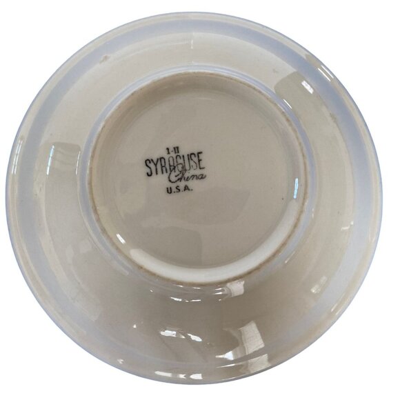 1st National Bank of ST PAUL MN Advertising Saucer Syracuse China USA vtg 1950s - Picture 2 of 6